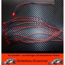 10 Stck LED 3 mm ROT 6 Volt fertig verltet Beleuchtung...