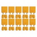 10 Stck XT90 Stecker Goldkontakt Losi e-Flite Parkzone...