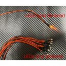 10x LED 5mm ORANGE BLINKEND glasklar 6-12 V Beleuchtung...