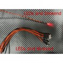 10x LED 3mm ROT BLINKEND glasklar 6-12 V Beleuchtung...