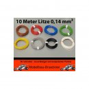 1x 10 Meter Kabel Ring PVC Litze 0,14 mm² 18 x 0,10mm...