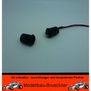 2x Kunststoff Halter Clips Fassung fr10 mm LEDs zum Einbau Karosserie Tragflche