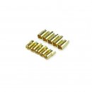 6 mm Goldkontakt 5 Paar Stecker & Buchse Losi e-Flite...
