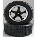 ALU - Offroad Rder 1:10 schwarz/silber 76 mm x 30 mm...