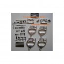 Alu-Vorderachse f. Monstermod. m. 4 Dmpfer, Set