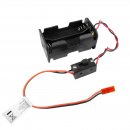 Batterie Box 4 x AA JST BEC mit Schalter Akkus Batterien...