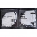 FFP2 Atemschutz Maske Mundschutz CE zertifiziert deutsche Herstellung EINZELN 
