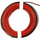 Kabel PVC-Litze 2 x 0,25 qmm, rot/schwarz, 1 Meter