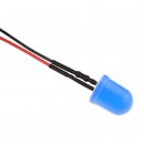 LED 10 mm BLAU 4,8 - 12 Volt fertig verltet Beleuchtung...