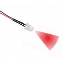 LED 10 mm ROT glasklar 4,8 - 12 Volt fertig verltet...