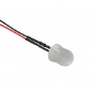 LED 10 mm WARM-WEI 4,8 - 12 Volt fertig verltet...