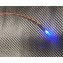 LED 5 mm BLAU gefrbt 6 - 12 Volt fertig verltet Beleuchtung Auto Polizei THW