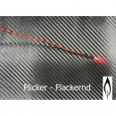 LED 3 mm ROT FLICKER 6 - 12 Volt fertig verltet Modell-Beleuchtung Krippe Feuer