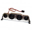 Lichtset 1/10 Monster Truck LED JR Stecker Dachleuchten...
