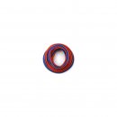 PVC-Litze 2 x 0,50qmm, 5 Meter, rot/blau