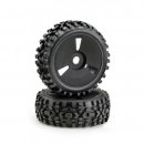 Rderset Buggy Disc Dirt schwarz 1:8 RC-Car Rad Rder...