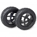 Rderset Buggy Harakiri 6 Speichen/ Dirt schwarz 1:8...