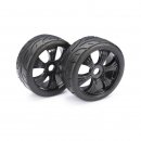 Rderset LP Buggy Street Felge schwarz RC Car On-Road 1:8...