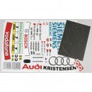 Team-Aufkleber Audi A4 DTM Siemens, Set