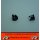 2x Kunststoff Halter Clips Fassung fr 5 mm LED zum Einbau Karosserie Tragflche