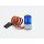 LED blinkend blau Polizei Notarzt Feuerwehr THW RC-Car JR Stecker 6 Volt 1:10 1:8