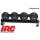 Lichtset 1/10 oder Monster Truck - LED WEISS - JR Stecker - Dachleuchten Stange