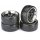 Rderset Drift LP Wabe Profil A Felgen schwarz/chrom 1:10 4 Stck 2510040