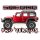 SHERPA PRO CR3.4 Crawler RC Car 4WD 1:10 Metallic Rot RTR 2,4 GHz ABSIMA 12016