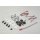 Suchscheinwerfer Set Chrome / Schwarz inkl. LED Jeep RC-Car Killerbody KB48510
