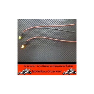 2 Stck LED 5 mm GELB 4,8 - 12 Volt fertig verltet Beleuchtung Rcklichter FG Carson Hurrax