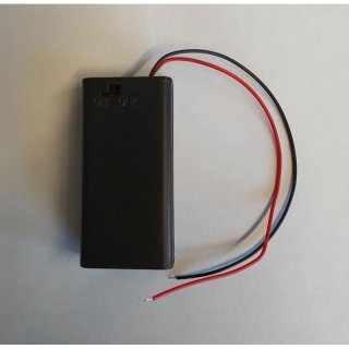 3 Volt AA Batterie Box mit Ein/Aus-Schalter und Kabel fr Beleuchtung LED Lampe