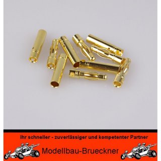 4 mm Goldkontakt 5 Paar Stecker & Buchse Losi e-Flite Parkzone Lipo Akku 