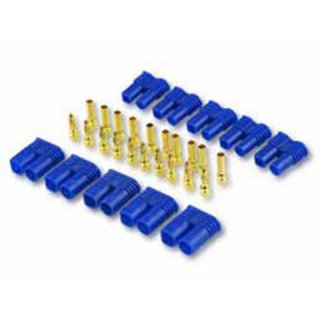 5 Paar EC2 Stecker & Buchse Goldkontakt Losi e-Flite Parkzone Lipo Akku