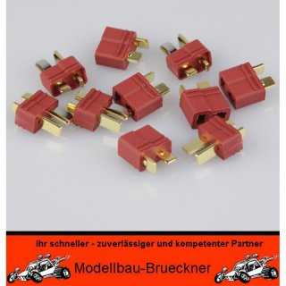 5 Paar Goldkontakt Hochstrom DEAN Stecker & Buchse Losi Parkzone Lipo Akku 
