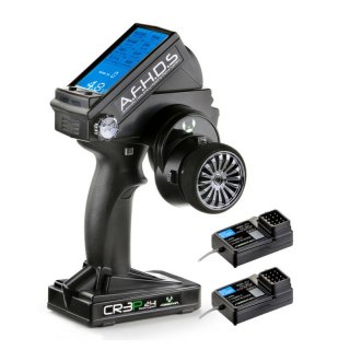 Absima 3-Kanal Car Fernsteuerung CR3P 2,4 GHz mit 2x Empfnger Computerfernsteuerung