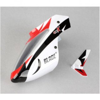 Blade Haube wei komplett mit vertical Finnen: MSRX # BLH3218