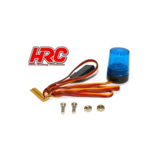 Blaulicht LED BLAU Polizei Notarzt Feuerwehr THW RC-Car JR Stecker 6V 1:10 1:8
