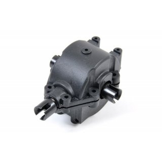 Differential Gehuse Set vorne/hinten Black Pirate 8 Pirate Puncher XL T4903/25