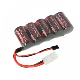 Empfngerakku NiMH Akku 3600mAh 5 Zellen Sub-C Empfngerpack FG 1:6 1:5