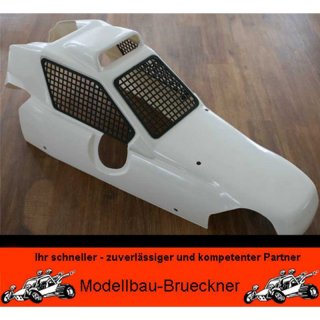FG Karosserie-Marder Polycarbonat wei komplett mit Fenstergitter 06154 06056 06057 06058