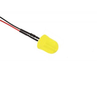 LED 10 mm GELB 4,8 - 12 V einbaufertig Beleuchtung RC-CAR Boot Flugzeug Krippe
