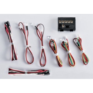 LED Licht Set (8 LED`s) mit Kontroller Box RC-Car 1:10 Truck Killerbody KB48100