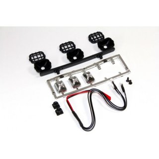Lichtleiste mit LEDs inkl. Schrauben 15cm Beleuchtung Zubehr fr Crawler Absima 2320040