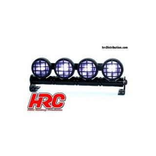Lichtset 1/10 oder Monster Truck - LED WEISS - JR Stecker - Dachleuchten Stange