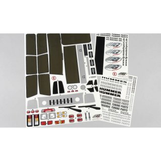 Modell-Aufkleber fr Hummer H2, Set