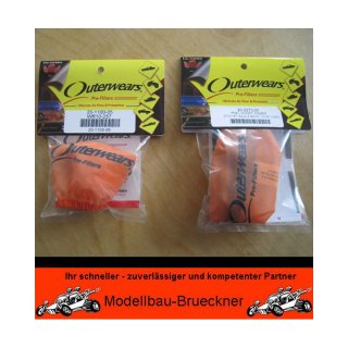 Outerwears Feinfilter fr den Luftfilter / Seilzugstarter Set ORANGE