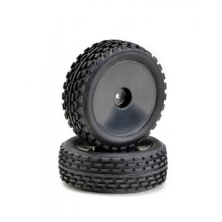 Rderset Reifen Buggy Disc Offroad vorne schwarz 1:10 RC-Car Absima #2500011