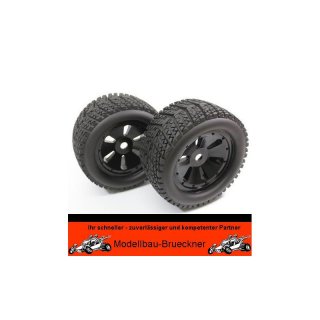 Rderset Truggy Arrow schwarz 1:8 (2 St.) 1:8 Rder Reifen 2520050