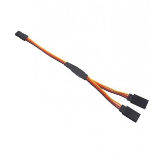 Servo Y-Kabel V-Kabel JR Stecker Buchse UNI Verlngerungs-Kabel Hitec Graupner