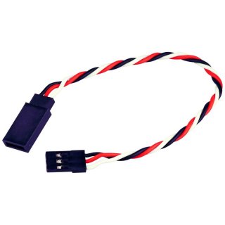 Servoverlngerungskabel verdrillt 15 cm JR UNI Stecker Buchse Graupner Servo Kabel